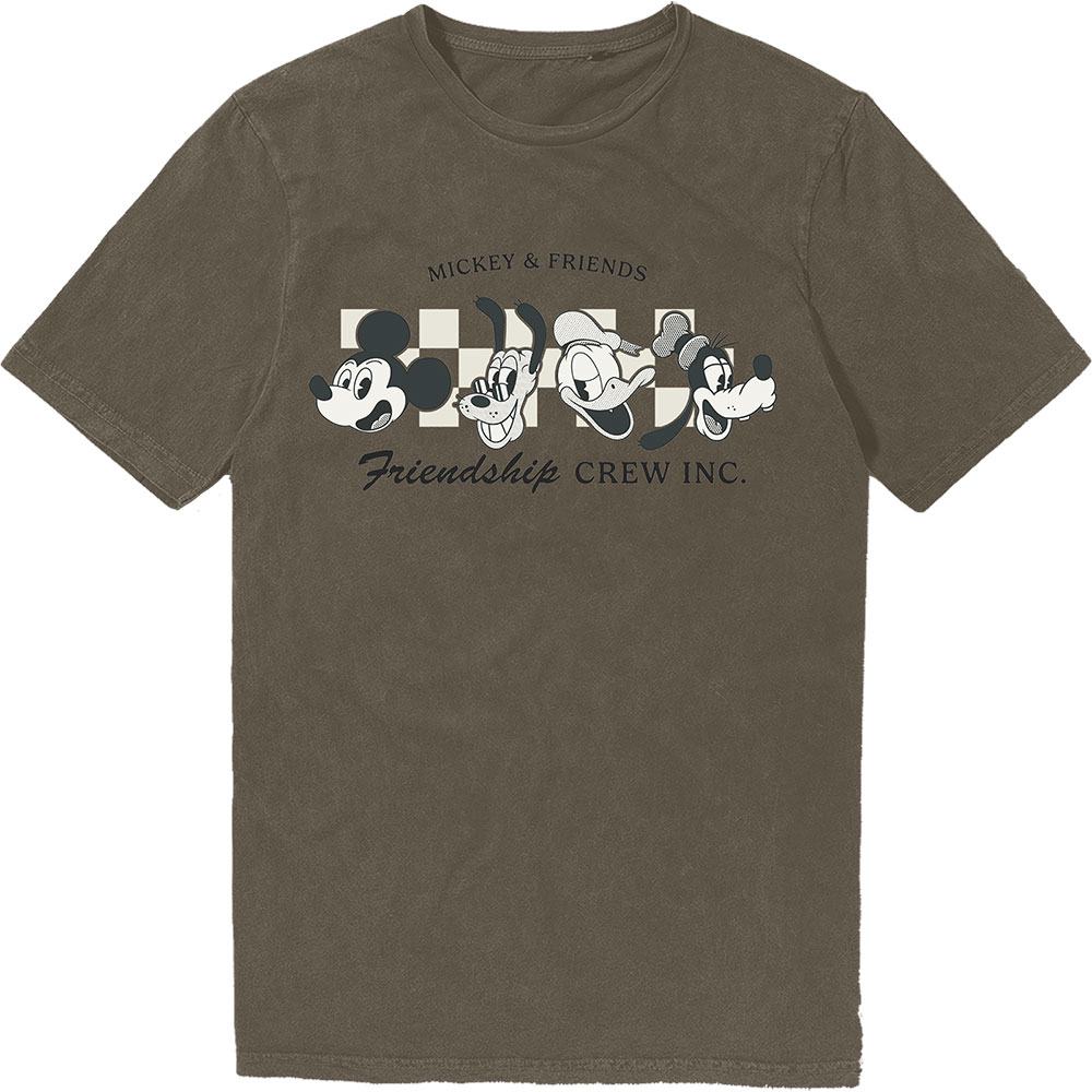 Disney - MM Friendship Crew Inc Mens Tshirt - Green
